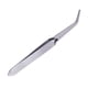 thumbnail image 1 of EeaseMX 1 pinza de metal para uñas, pinzas profesionales para pegatinas, herramienta para recoger diamantes de imitación (plateada), 1 of 7