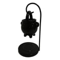 thumbnail image 5 of Wicca Witchcraft Hanging Ceramic Black Cauldron Essential Oil Burner Warmer, 5 of 9
