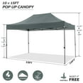 thumbnail image 6 of SANOPY 10x15 Heavy Duty Pop up Canopy Tent with 4 sidewalls Commercial Outdoor Canopy Wedding Party Tents for Wedding All Season Wind & Waterproof Gazebo with Carry Bag,(Frame Thickened), 6 of 8