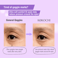 thumbnail image 3 of VIEW V-830ASA Kokochi SWIPE Anti-Fog Fitness Comfort Swim Goggles, Lavender/Dark Pink Mirrored Lens, 3 of 6