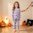 thumbnail image 2 of Nwiuh Pajamas Set 2 Piece Long Sleeve Top with Pants Soft Pjs Set Cute Sleepwear(Pink,8-9 Years), 2 of 9