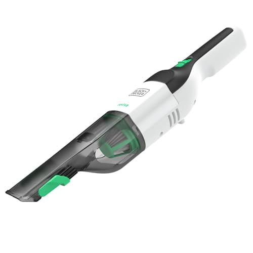 Aspiradora de mano BLACK+DECKER 8V MAX Reviva, inalámbrica, con depósito transparente (REVHV8J40)