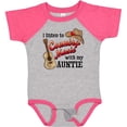 thumbnail image 3 of Inktastic I Listen to Country Music with My Auntie Guitar and Hat Boys or Girls Baby Bodysuit, 3 of 5