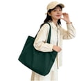 thumbnail image 6 of Mwjwdo Women's Solid Smooth Faux Leather Vintage Underarm Tote Bag, Casual Large Shoulder Purse for Everyday Errands Orange, 6 of 6