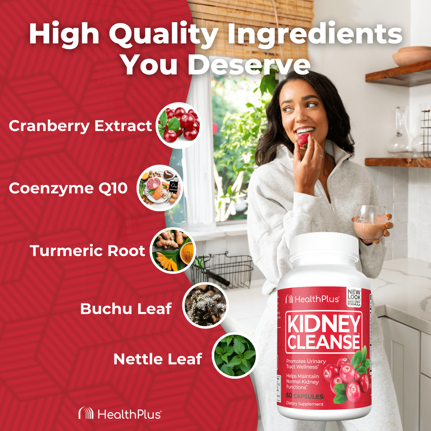Health Plus Kidney Cleanse 60 Caps