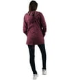 thumbnail image 2 of Hat and Beyond Women's Casual Hooded Satin Lined Anorak Jacket, 2 of 8
