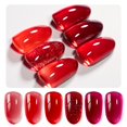thumbnail image 1 of Set de esmaltes de uñas en gel Beetles Red Jelly, 6 colores, 7,5 ml, 1 of 7