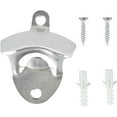 thumbnail image 2 of 12 Pack Wall Mounted Bottle Openers - Stainless Steel for Home Bar, Mounting Hardware Included, 2 of 5