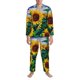 thumbnail image 3 of Fotbe Landscape With Sunflowers Pijama de Hombre con Estampado de Manga Larga, Conjunto de 2 Piezas, Ropa de Dormir Suave y Cómoda con Bolsillos-Medium, 3 of 7