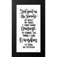 thumbnail image 2 of Imperfect Dust 9x14 Black Modern Framed Museum Art Print Titled - Serenity Prayer, 2 of 5