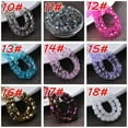 thumbnail image 4 of U8MO 3mm 4mm 6mm 8mm 10mm 14mm Crystal Glass Cube Faceted Loose Crafts Beads Lot-(14) Pink (Lacquer)-8mm (30pcs), 4 of 9