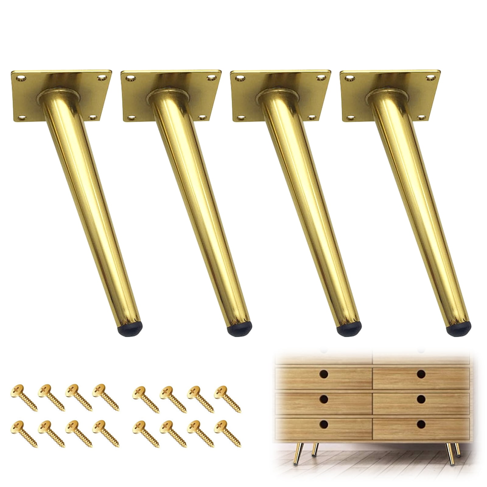 Buy Set Of 4 Slanted Furniture Feet Metal Table Legs Cabinet Legs master-halco-1-3-4-in-x-3-1-2-in-x-7-1-2-ft-metal-fence-post-633663