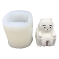 thumbnail image 3 of 3d Bear Candle Mold Silicone Soap Making Mould Fondant Candy Cake Chocolate Decorating Diy Baking Tools, 3 of 5