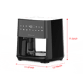 thumbnail image 4 of Culinary Chef 4.54QT./4.3L Touch Screen Full Glass Basket Air Fryer, 4 of 8