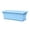 Blue, variant on Rectangular Plastic Flower Pot Planter for Home, Vegetable Growing Pot Container Indoor Outdoor Garden, Planting Box for Flowers Herbs Green Plants Balcony Patio and Yard 44*19*14.5cm