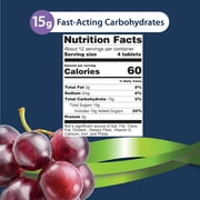 TRUEplus® Glucose Tablets, Grape Flavor - 50ct Bottle