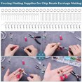 thumbnail image 4 of Coofit Chips Stones Set DIY Irregular Natural Gemstone Beads Earring Hook Accessories, 4 of 10