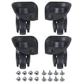 thumbnail image 1 of BQLZR 4 x Small Left & Right DIY Luggage Swivel Wheels Accessories W041-2, 1 of 5
