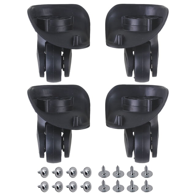 BQLZR 4 x Small Left & Right DIY Luggage Swivel Wheels Accessories W041-2