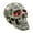 C, variant on Skeleton Halloween Decorations,Halloween Ornaments Life Size Human Skull Model Indoor Outdoor Decorations for Trick-or-Treaters,Realistic Resin Human Head Bone Tabletop Home Decor
