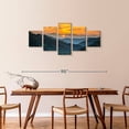 thumbnail image 3 of Elephant Stock Smoky Mountains National Park Wall Art - Horizontal Multi Panel Canvas - Living Room Wall Decor - Nature Multi Panel - Orange And Yellow Decor - 74" x 34", 3 of 8