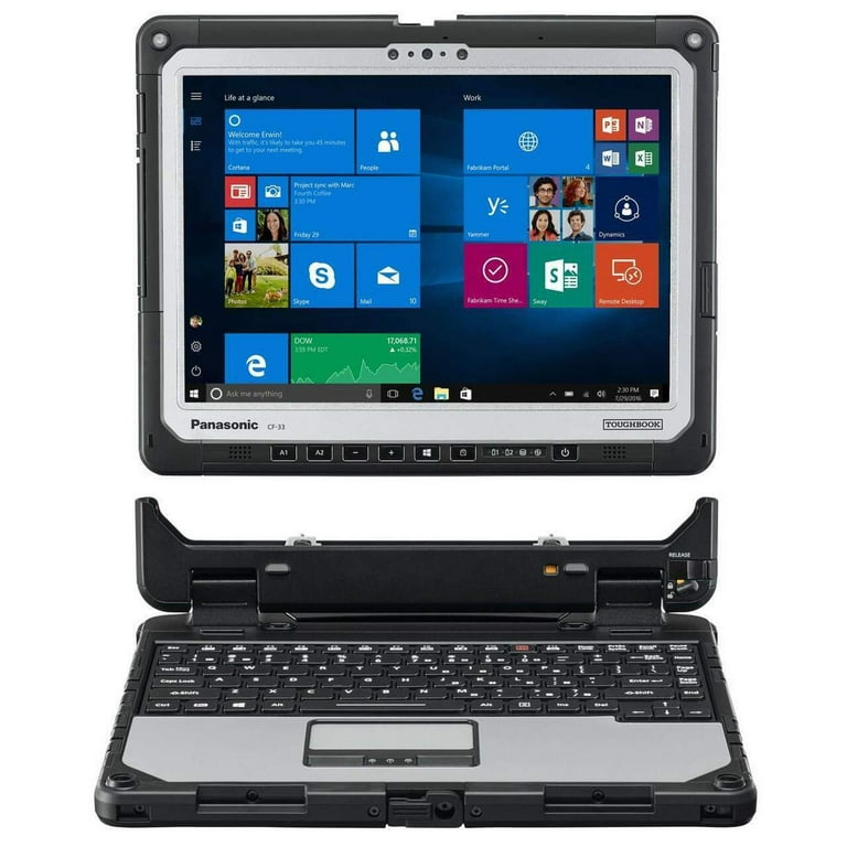 Panasonic Toughbook CF-33 2-in-1 Laptop, Intel Core i5-7300U