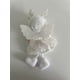 thumbnail image 3 of Fairy Presents Tree Hanging Pendant Antler Pearl Collar Christmas Angel Pendant Plush Angel Doll Hanging Ornament for Xmas Party（whith）, 3 of 5