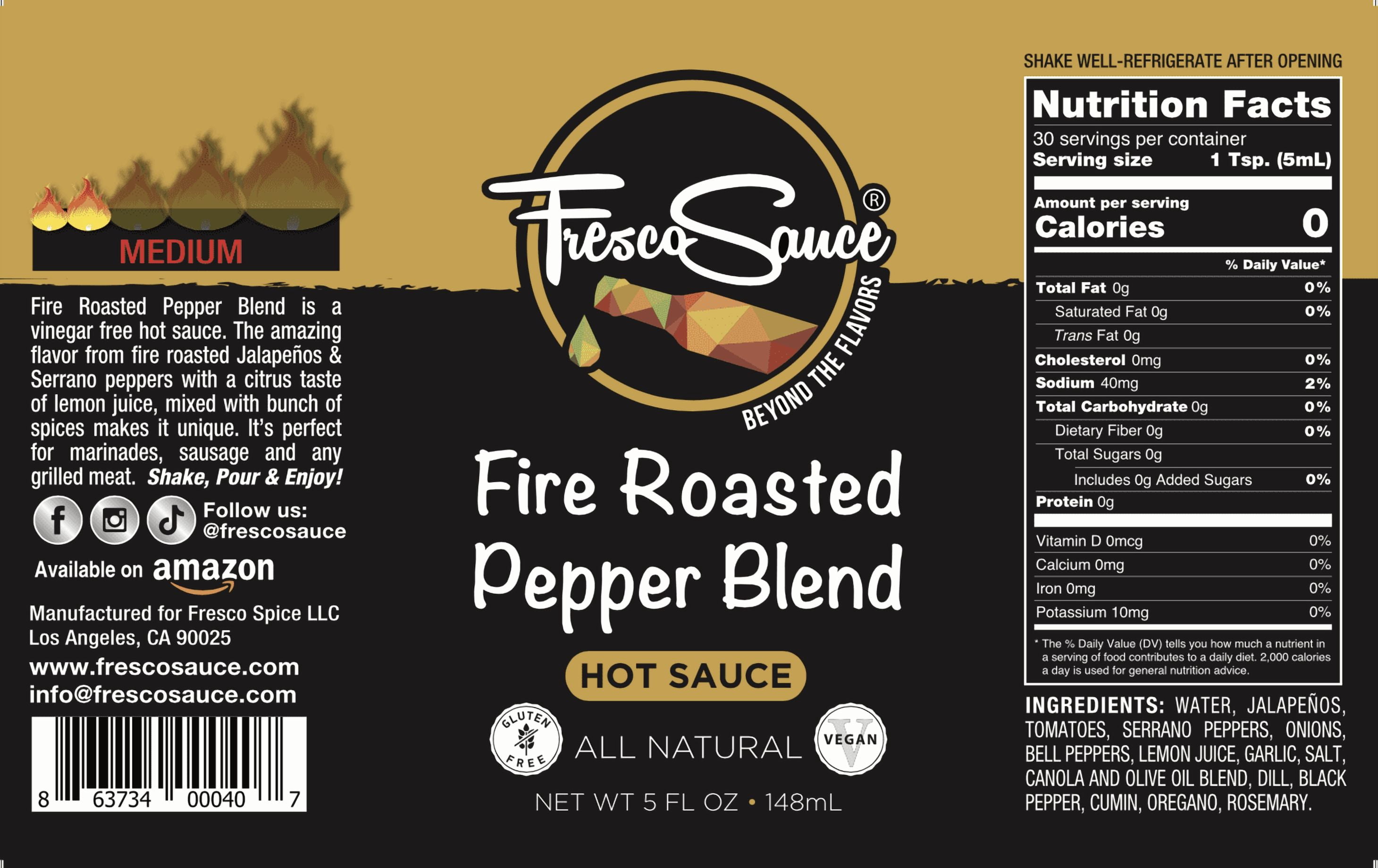 Fresco Sauce Citrus Duet, Hot Sauce Pack