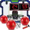 thumbnail image 1 of Canasta de baloncesto interior VIGNUTO para niños de 4 a 12 años con puntuación, 1 of 7