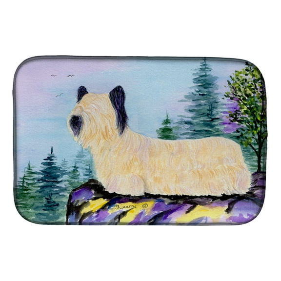 Skye Terrier Dish Drying Mat