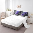 thumbnail image 3 of YST Blue Rose Comforter Set, Floral, 7-Piece, Full, 3 of 5