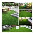 thumbnail image 6 of Synthetic Artificial Grass Turf 0.4" Customized Sizes, Drainage Holes Pet Faux Grass Astroturf Rug Carpet 4FTX9FT Indoor Outdoor Rug Area Garden Decor, 6 of 6