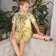 thumbnail image 4 of Balery Bunch of Grapes Conjunto de Pijama Infantil de Manga Corta con Estampado – Ropa de Dormir de Algodón Suave-Medium, 4 of 6