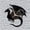 Brown-without LED, variant on Evil Dragon Vinyl Wall Clock, Vinyl Record Clock Wall Art Silent & Non-ticking(12 inchs C)