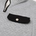 thumbnail image 3 of Fgnfyis Men Hooded Trend Loose Hoodie Long Sleeved Stand Collar Sports Hoodie Men Sweatshirts GY1 M, 3 of 6
