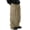 Khaki, variant on Baggy Cargo Work Pants for Men Casual Drawstring Elastic Waist Trousers Outdoor Loose Lounge Joggers Streetwear