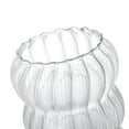 thumbnail image 3 of Glass Drink Cup Vintage Fluted Ribbed Glassware Ripple Drinking Glasses Glassware Housewarming Gift Home Kitchen Bar Party Accessories, 3 of 6