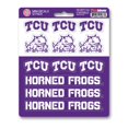 thumbnail image 1 of Fanmats 61197 Tcu Horned Frogs 12 Unidades Mini Paquete De Pegatinas, 1 of 2