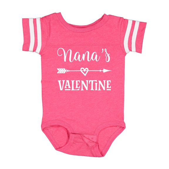 Inktastic Nana Valentine Grandchild Girls Baby Bodysuit