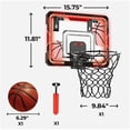 thumbnail image 7 of Mini Basketball Hoops - Indoor Over The Door Mini Hoop with Scoreboard & Ball Sets, Perfect Game Accessory for Teens and Adults Bedroom + Office, Basketball Hoop Toys for 8 9 10 11 12 Boys Girls, 7 of 7