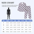 thumbnail image 4 of Fotbe Dachshund Dog Puppy Pijama de Hombre con Estampado de Manga Larga, Conjunto de 2 Piezas, Ropa de Dormir Suave y Cómoda con Bolsillos-Medium, 4 of 7