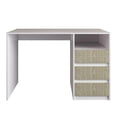 thumbnail image 1 of Escritorio Hometrends Blanco con Acabados Madera, 1 of 4
