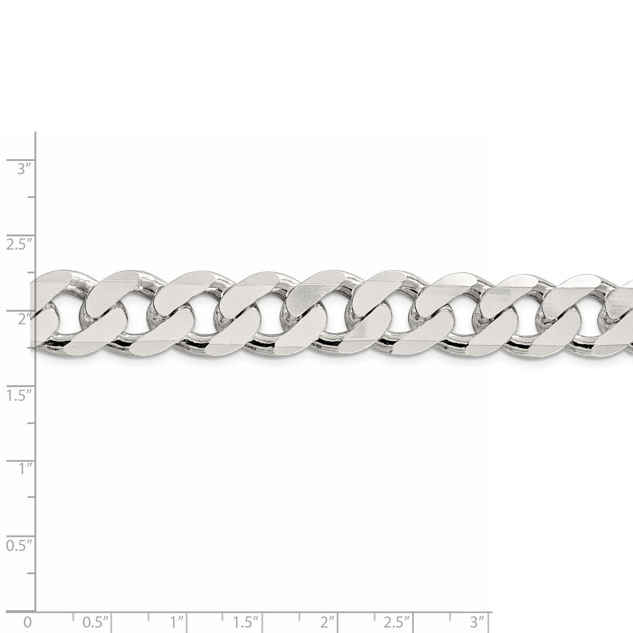 925 Sterling Silver 15mm Curb Chain 24 Inch - Walmart.ca