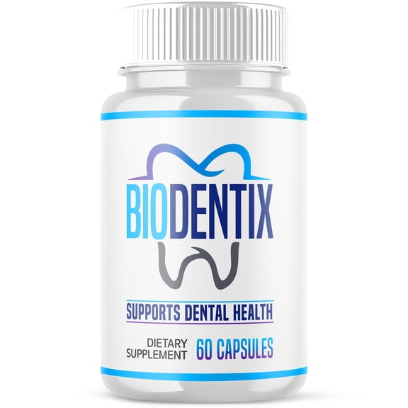 Biodentix Advanced Dental Probiotic Formula for Healthy Teeth and Gums All Natural Bio Dentix 60 Capsules