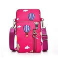 thumbnail image 1 of Factory Direct Crossbody Mobile Phone Bag Vertical Fabric Mini Small Bag Wrist Arm Mobile Phone Bag Three-Layer Coin Wallet, 1 of 7
