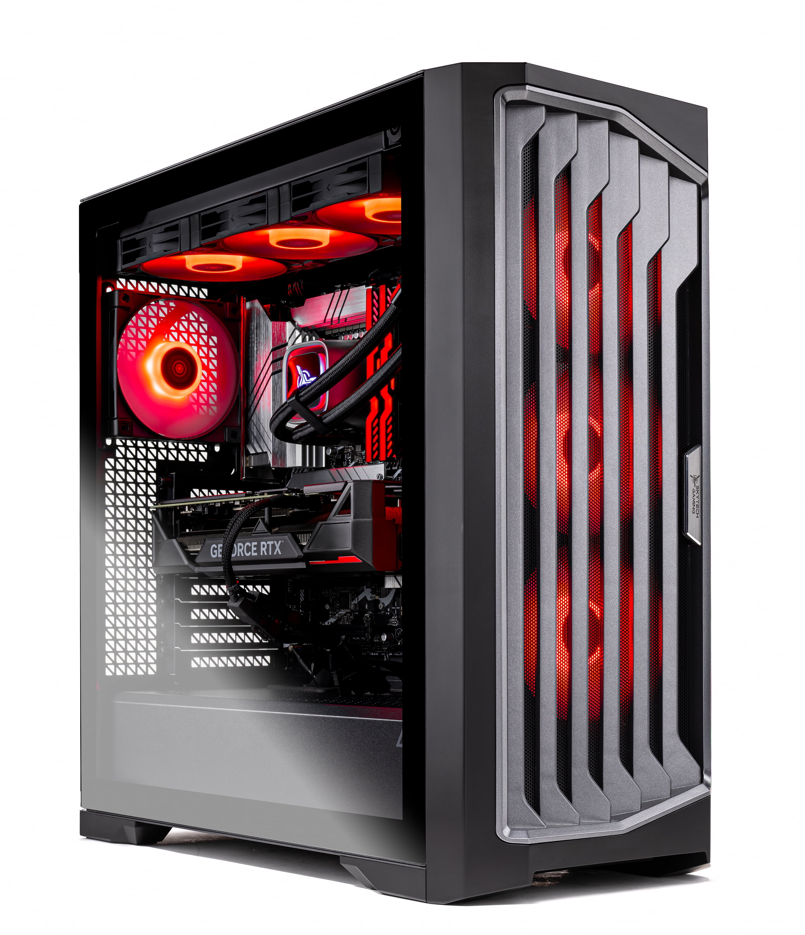 Skytech Legacy Gaming PC Desktop AMD Ryzen 7 9800X3D NVIDIA GeForce RTX 5080 1TB Gen4 NVMe SSD 32GB DDR5 RAM, AIO Liquid Cooling Windows 11