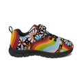 thumbnail image 7 of Pointodoor Hippie Floral Rainbow Shoes for Boys Size 2.5 Primary School Sneakers Lace up Mesh Walking Shoe for Kids Casual Athletic School Running Shoes with Adjustable Strap, 7 of 7