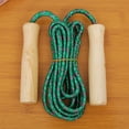 thumbnail image 2 of 5pcs Wooden Handle Jump Rope Portable Exercise Equipment for School Students, 2 of 8