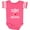 Football Pink and White, variant on Inktastic I Love Airshows Boys or Girls Baby Bodysuit