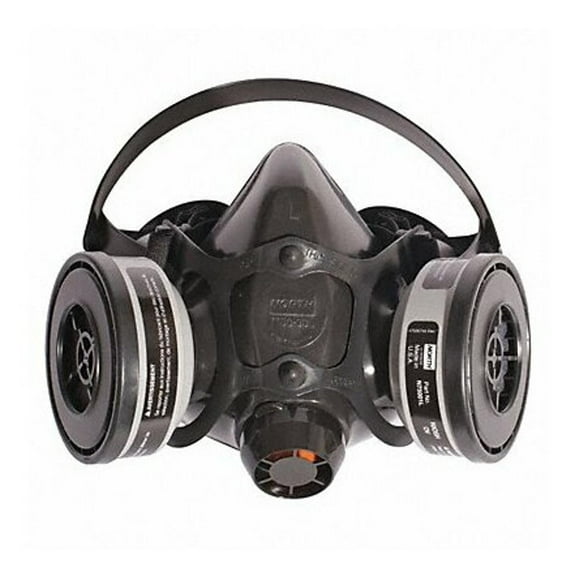 Honeywell North Half Mask Respirator Kit,L,Black 7701L